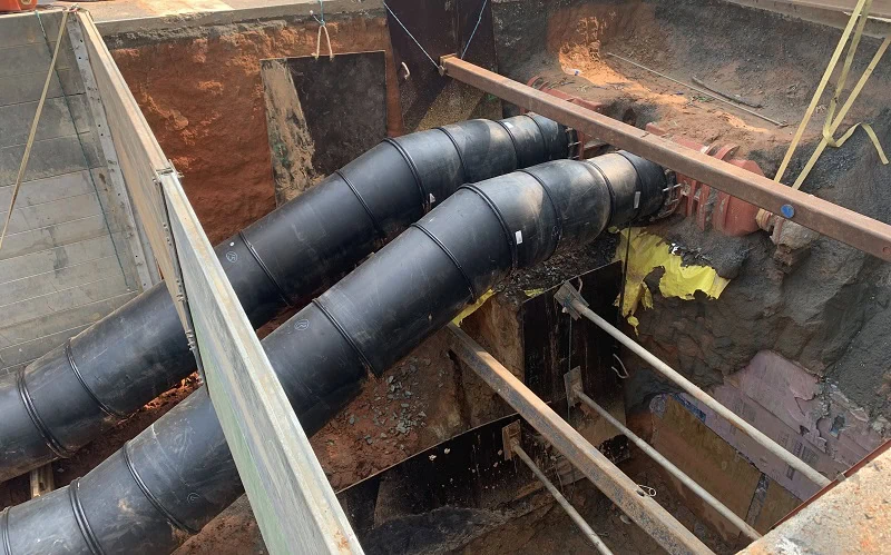 Waco Installs Miles of HDPE Piping Waco Installs Miles of HDPE Piping